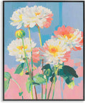 'Colorful Chrysanthemum Impressions'| Framed Giclee Art | Stupell Industries | Black, 16 x 20 Inches, Easy to Hang and Sturdy, Made in USA, by Sisi and Seb