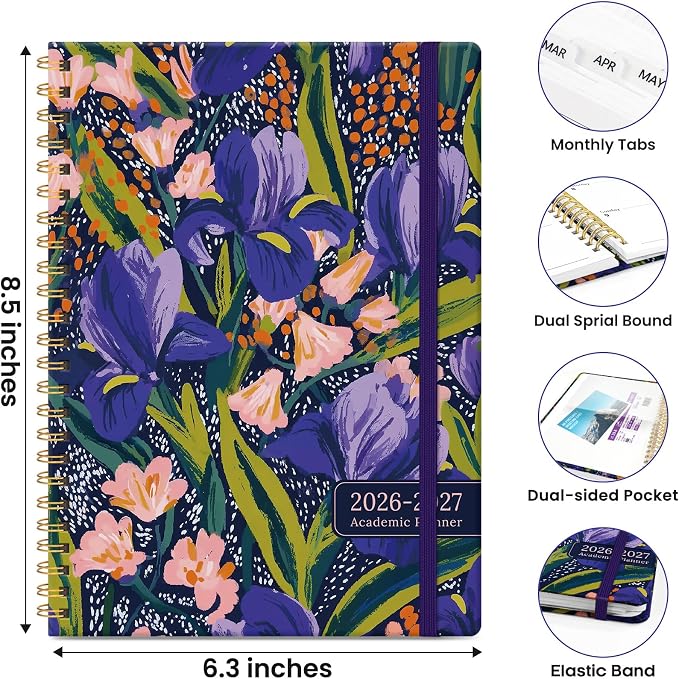 ZOTIA Planner 2026-2027 Weekly & Monthly Calendar Planner Jul 2026-Jun 2027