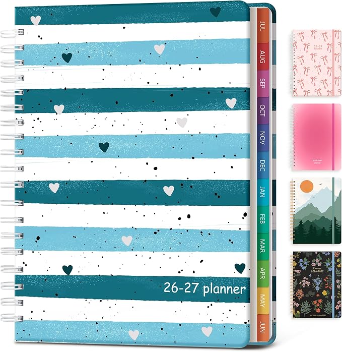 Planner 2026-2027 Weekly & Monthly Academic Planner, 7.4" x 10.2"