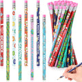 Nezyo 48 Pcs Science Pencils Bulk Science Party Favors Chemistry Pencils with Eraser Motivational Back to School Gifts for Students Fun Scientist Birthday Lab Gifts Cute Reward Teacher Supplies Decor