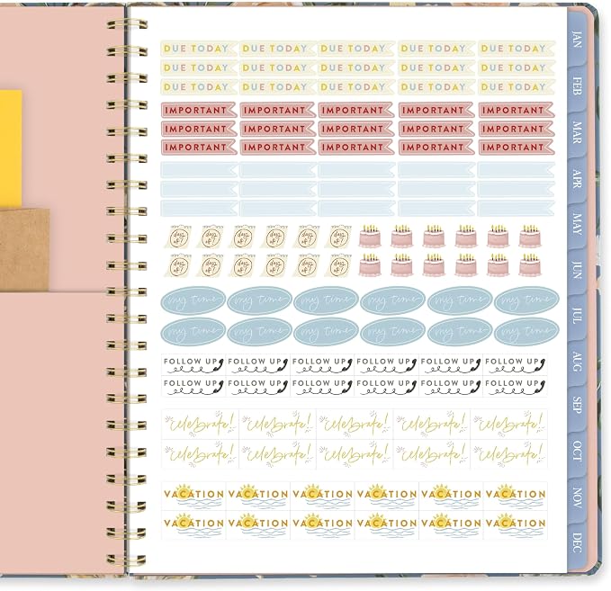 Mead Cambridge 2027 Planner, Weekly & Monthly, 8.5" x 11", Pen+Pillar, Elora (PP27-905-27)