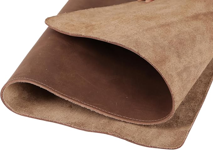 Premium Buffalo Leather Desk Mat Set – Large Office Desk Pad with Organizer Tray & Coasters, Non-Slip Workspace Protector, Elegant Desk Accessories for Home Office & Professionals