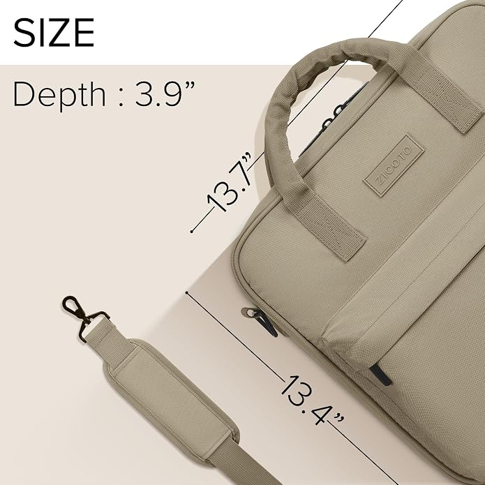 Sturdy 3 Ring Zipper Binder with Strap - 2" Binder with Pockets Holds 500 Sheets, Laptop & More - Durable & Easy to Carry
