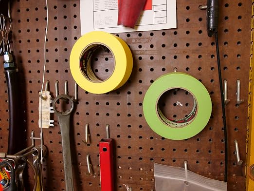 3M High Performance Green Masking Tape 401+, 6 mm x 55 m, 96 Rolls per case Bulk | 6.7 mil, Superior Adhesion, Clean Removal, Highly Conformable, Paint-Bleed Resistant