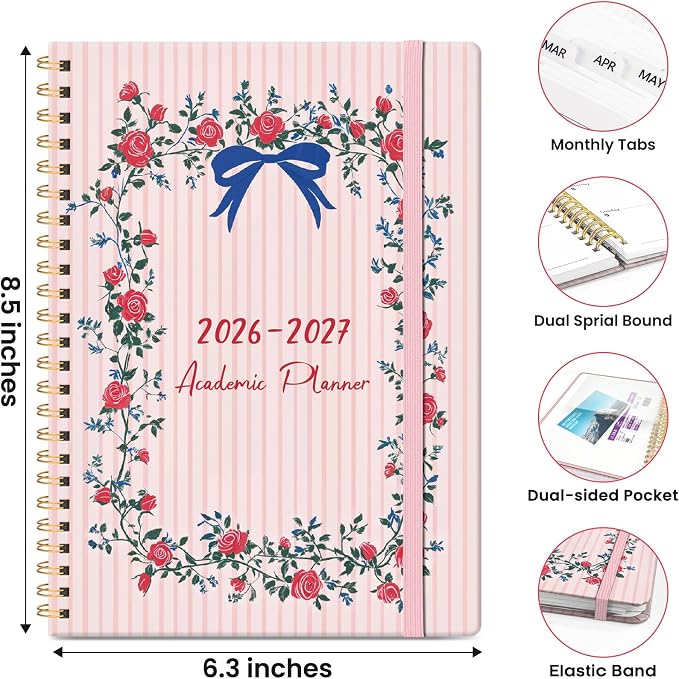 ZOTIA Planner 2026-2027 Weekly & Monthly Calendar Planner Jul 2026-Jun 2027