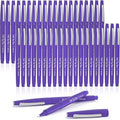 Lelix Felt Tip Pens, 40 Purple Pens, 0.7mm Medium Point, Felt Tip Markers Pens for Journaling, Writing, Note Taking, Planner, Perfect for Art Office and School Supplies