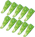 Plus Correction Tape Whiter MR Replacement Tape, 0.2 inches (6 mm) x 2.4 ft (6 mm) x 2.4 ft (6 m), Green, 10 pcs 43-930 x 10