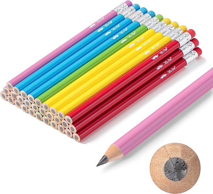 Mr. Pen- Jumbo Pencils, 30 Pack, Colorful Barrels
