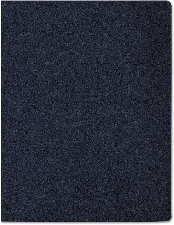 FEL52145 - Fellowes Executive Presentation Covers - Oversize, Navy, 50 Pack