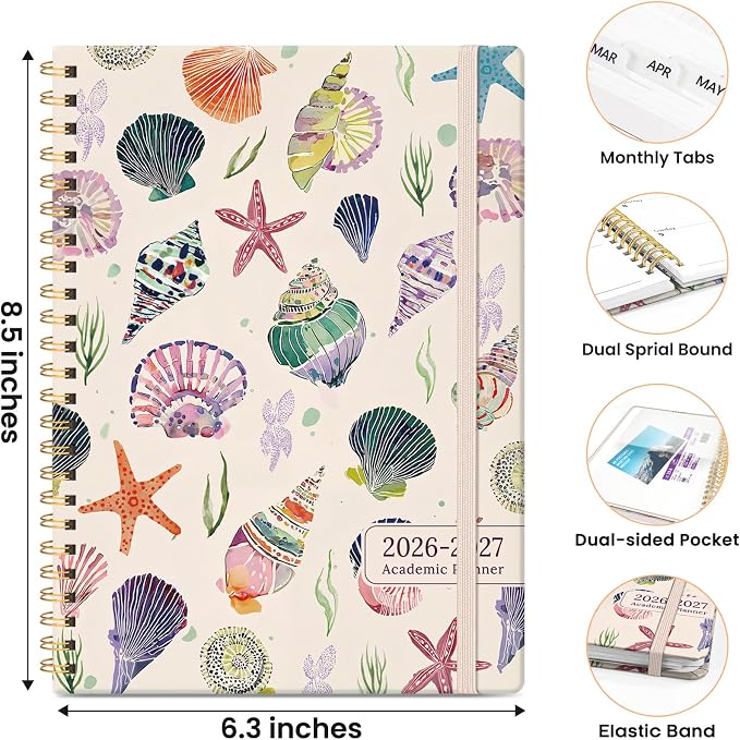 ZOTIA Planner 2026-2027, Jul 2026-Jun 2027 Weekly & Monthly Calendar