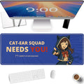 XL Anime Gaming Mouse Pad – Large Japanese Art Desk Mat for Keyboard & Mouse – Non-Slip Water-Resistant Surface, Stitched Edges – 31.5x11.8 in (X-Large Anime)
