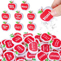 50 Pcs Mini Apple Erasers Bulk Inspirational Back to School Gift