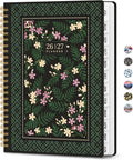 ZOTIA Academic Planner 2026-2027, Monthly & Weekly Jul 2026-Jun 2027 | Forest Lace, 6.3" x 8.5" Calendar Planner for Women, Hardcover Pretty Organizer for Women, School Office Home Supplies