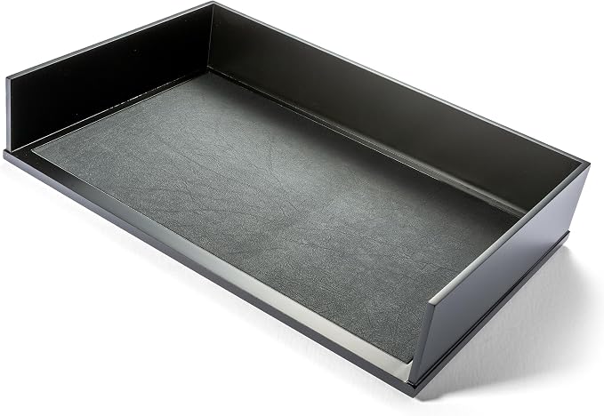 Victor Midnight Black Collection, Legal Size Letter Tray, Black, (1168-5)