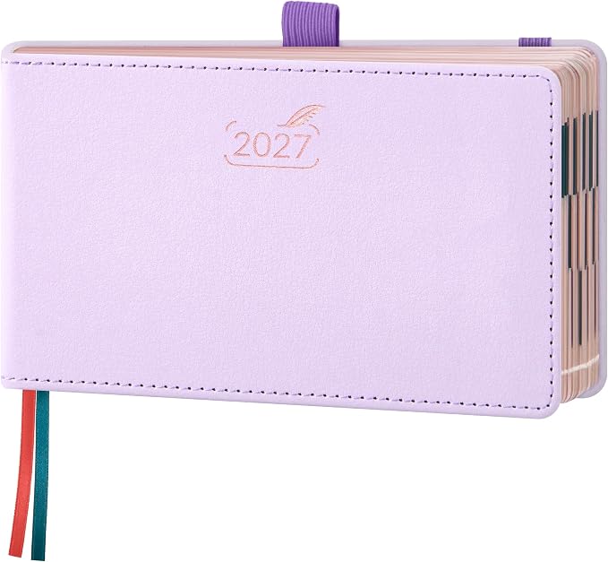BEZEND Pocket Calendar 2027, Weekly Monthly Planner for Purse (6.5"x3.75")