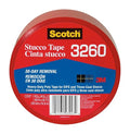 Scotch Stucco Tape, 2 Inch Wide, Red, 1 Roll