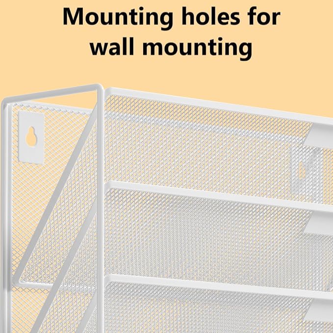 Kuntine.B Wall File Organizer Office Hanging Magazine Holder Wall File Organizer for Office Home