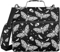 Zipper Binder Bag 3 Ring File Folder Portfolio Organizer Zippered Binder Bags with Strap Fits Laptop Women Men