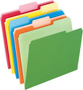 Pendaflex Two-Tone Color File Folders, Letter Size, Assorted Colors, 1/3 Cut, 100 per box (152 1/3 ASST)