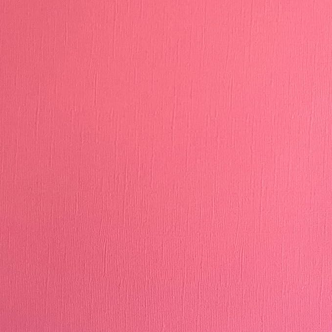 Parfait—12x12 Textured Cardstock | 80lb Textured Pink Scrapbook Paper | Premium Cardstock for Cricut Cutting | 25 Sheets