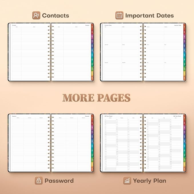 Planner 2026-2027 Weekly & Monthly Academic Planner, 6" x 8.3"