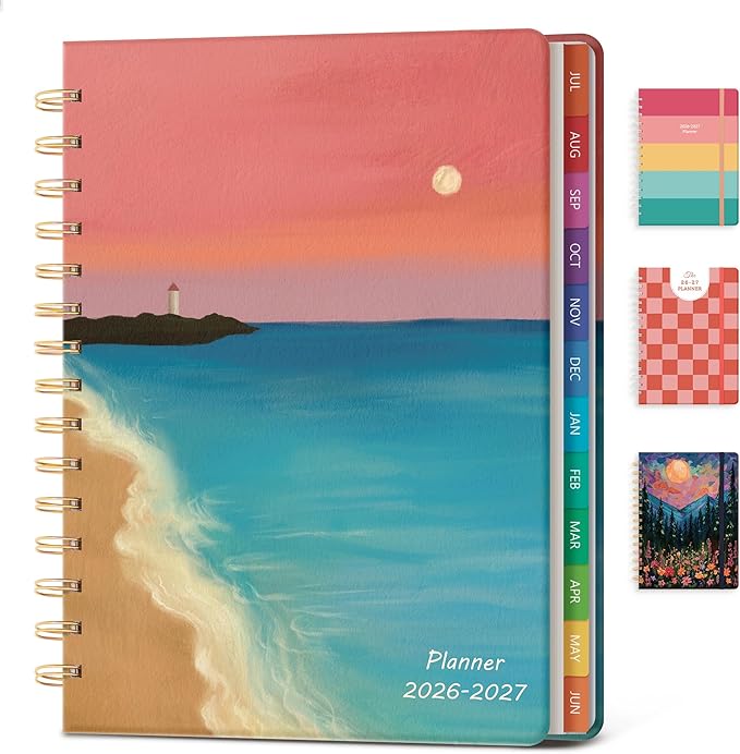 Planner 2026-2027 Weekly & Monthly Academic Planner, 6" x 8.3"