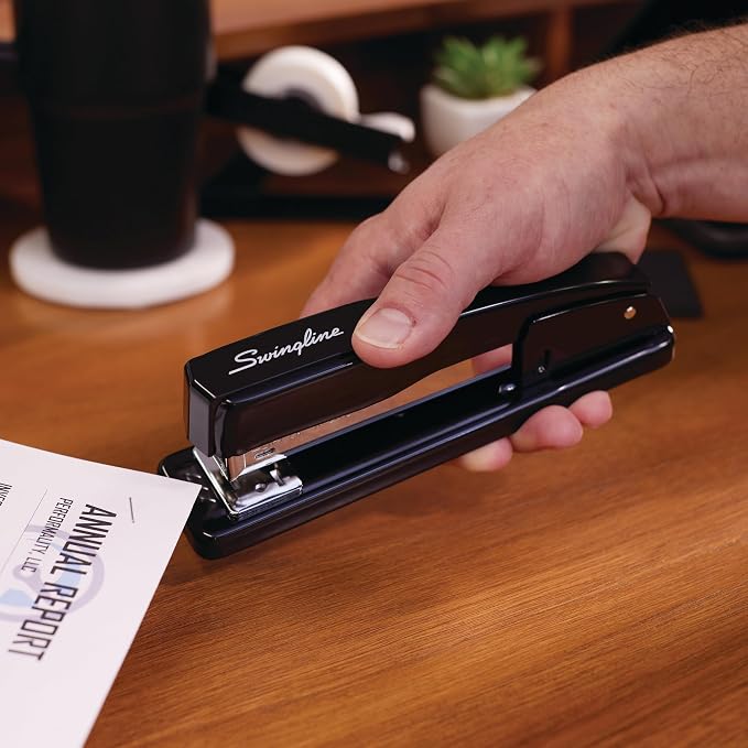 Swingline Commercial Stapler, 20 Sheet Capacity, Jam Free, Metal, 2 Pack, Black (44401AZ)