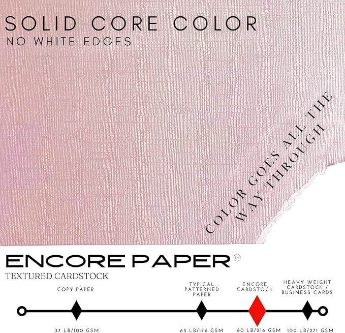 Flamingo—12x12 Textured Cardstock | 80lb Textured Pink Scrapbook Paper | Premium Cardstock for Cricut Cutting | 25 Sheets