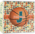 Personalized Basketball 3-Ring Binder - 2 inch