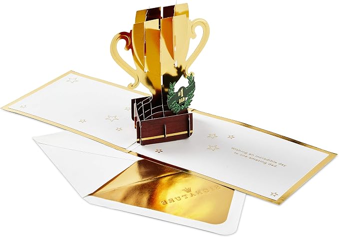 Hallmark Signature Paper Wonder Pop Up Father's Day Card (#1 Dad Trophy)