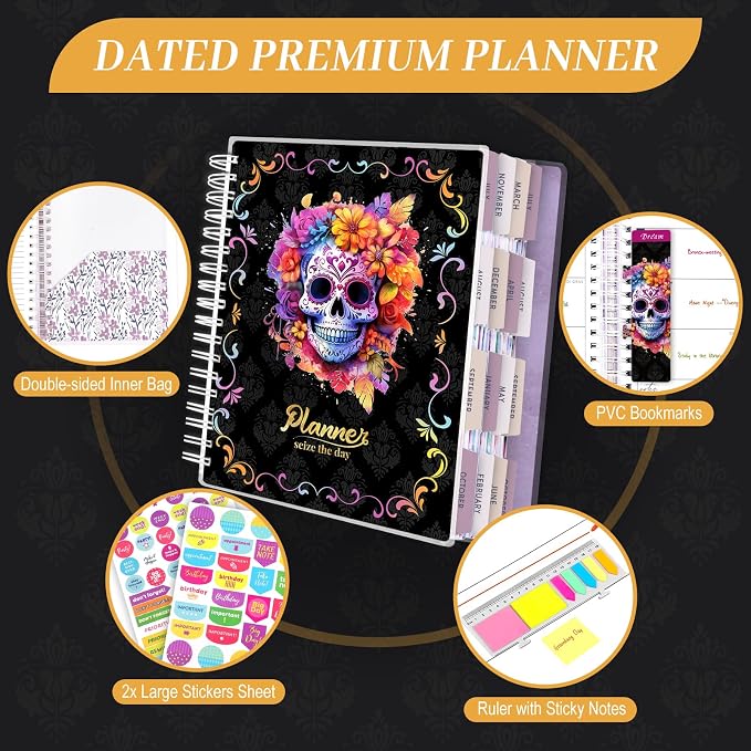 Arundhati Planner 2026-2027, 18 Months Large Daily Weekly Monthly Organizer