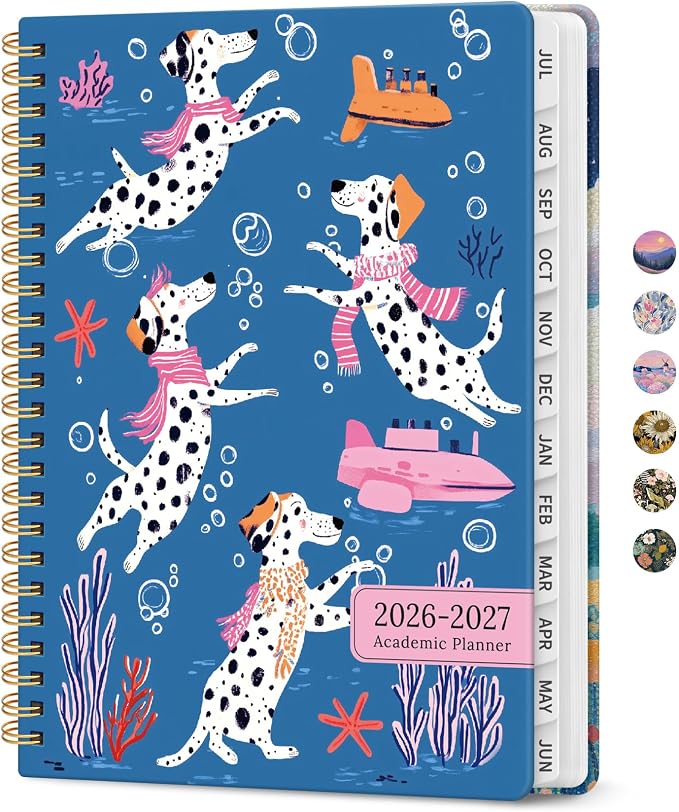 Planner 2026-2027, Monthly & Weekly Jul 2026-Jun 2027 Planner Calendar