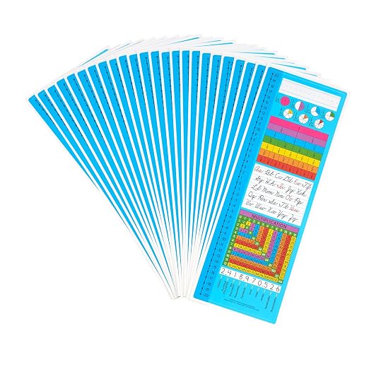 Really Good Stuff Vertical Zaner-Bloser Cursive Desktop Helpers, Vinyl, Self-Adhesive- Set of 24 - Intermediate | Set of 24 Name Plates, Self-Adhesive, Intermediate