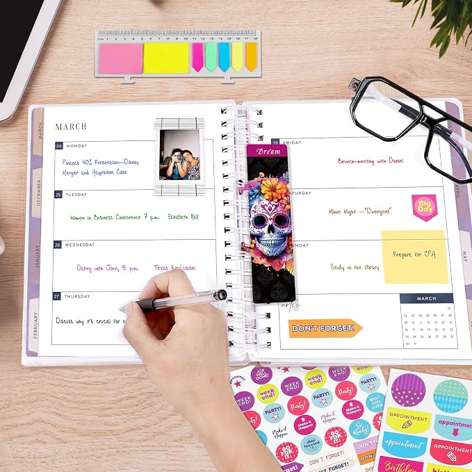 Arundhati Planner 2026-2027, 18 Months Large Daily Weekly Monthly Organizer
