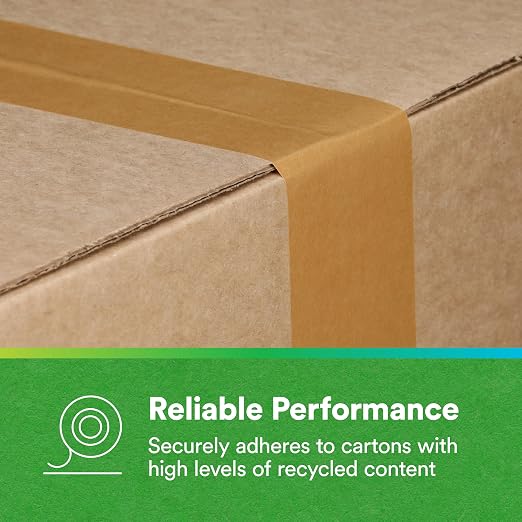 3M Scotch Performance Paper Box Sealing Tape 570, 2.8 x 55 yd, 1 Roll