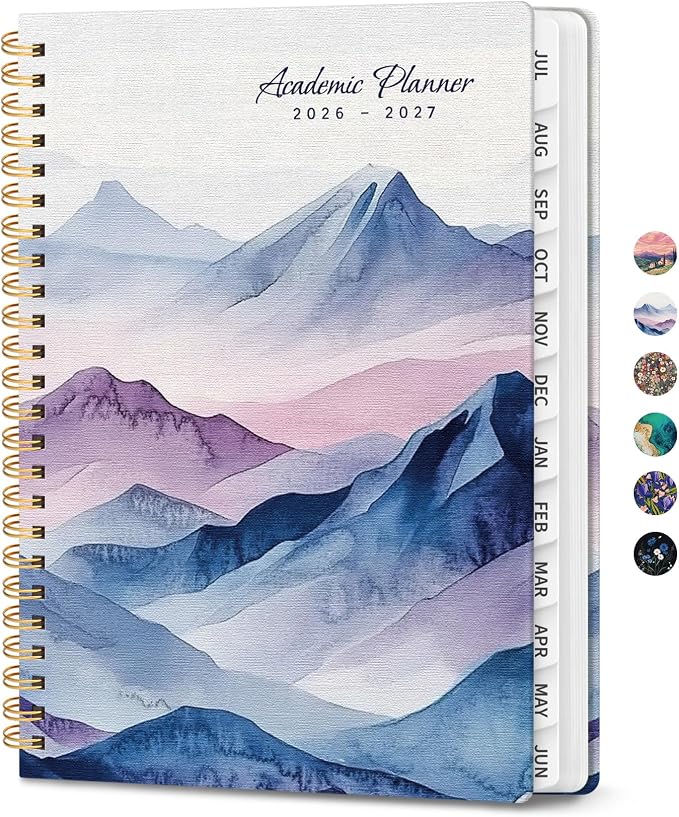 ZOTIA Planner 2026-2027 Weekly & Monthly Calendar Planner Jul 2026-Jun 2027