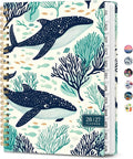 Planner 2026-2027, Academic Year Monthly & Weekly Planner Caledndar, July 2026 - June 2027, Hardcover Large Planning Agenda Book with Tabs for School Office Supplies, 8.5" x 11" - Drifting Whales