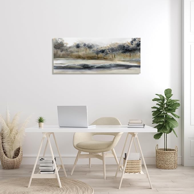 Abstract Nature Grove Landscape, 20 x 48 Inch Canvas Wall Art | Stupell Industries · By Carol Robinson · Ready to hang · Ideal for living room or office · Made in USA