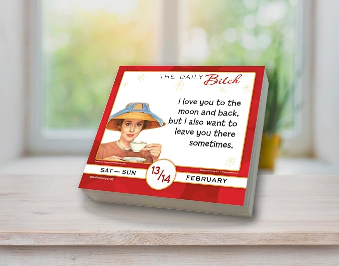 The Daily B 2027 Daily Desk Calendar: Boxed Page-a-Day Humor Calendar with Sarcastic Quotes, Bold Attitude & Snarky Sayings