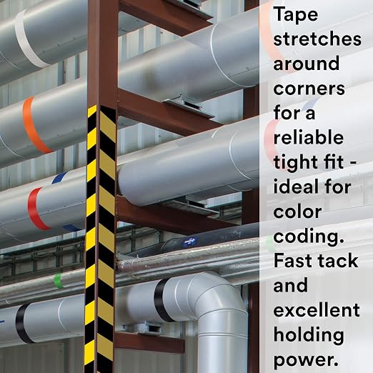 3M General Purpose Vinyl Tape 764, Gray, 2 in x 36 yd, 5 mil, 1 Roll | Light Traffic Floor Marking, Social Distancing, Color Coding, Safety, Bundling