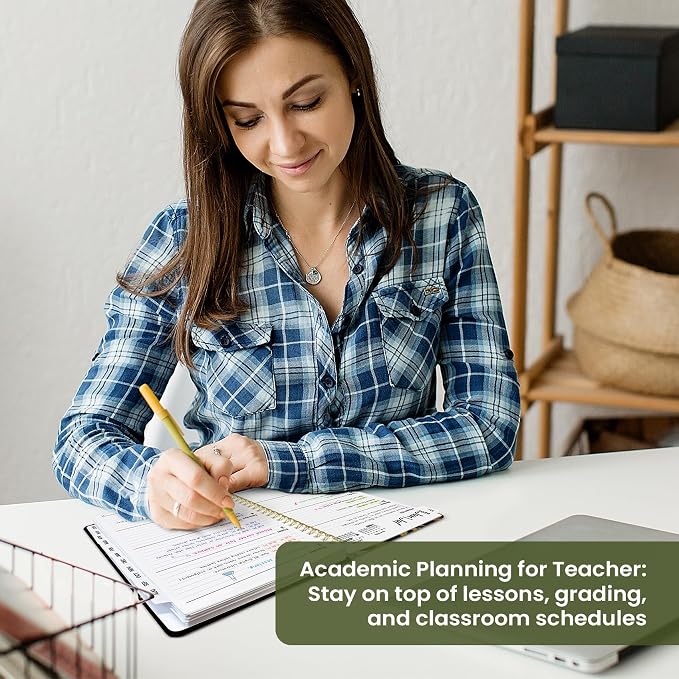 Academic Planner 2026-2027, Jul 2026-Jun 2027 Monthly & Weekly Planner