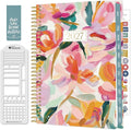 bloom daily planners 2027 Planner (January - December 2027) - Weekly & Monthly Softcover Planner for Women - Calendar Year Inspirational Agenda Book with Stickers - 5.5" x 8.25" - Brushstroke Blooms