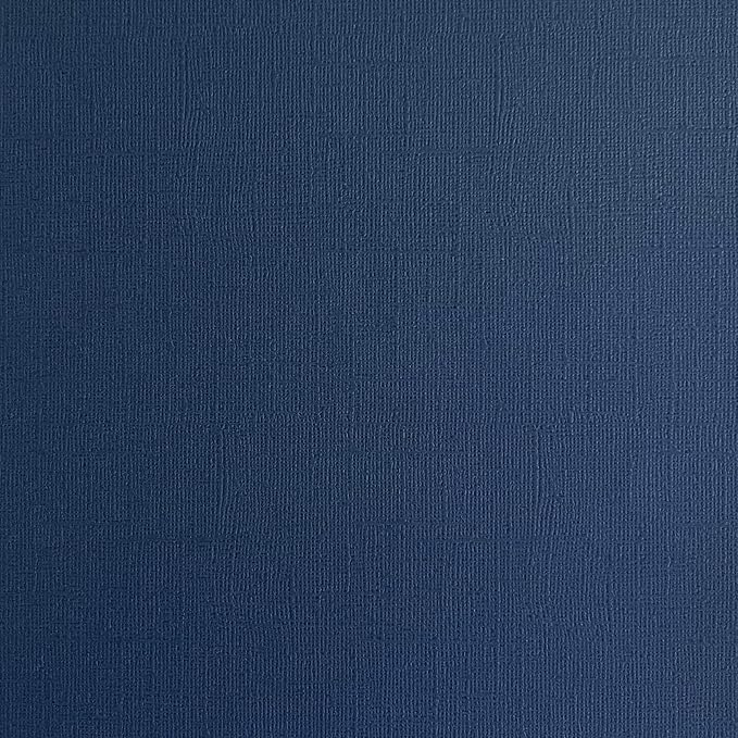 Blue Jeans —12x12 Textured Cardstock | 80lb Textured Blue Scrapbook Paper | Premium Cardstock for Cricut Cutting | 25 Sheets