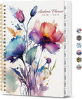 ZOTIA Academic Planner 2026-2027, Monthly & Weekly Jul 2026-Jun 2027 | Painted Bloom, 6.3" x 8.5" Calendar Planner for Women, Hardcover Pretty Organizer for Women, School Office Home Supplies