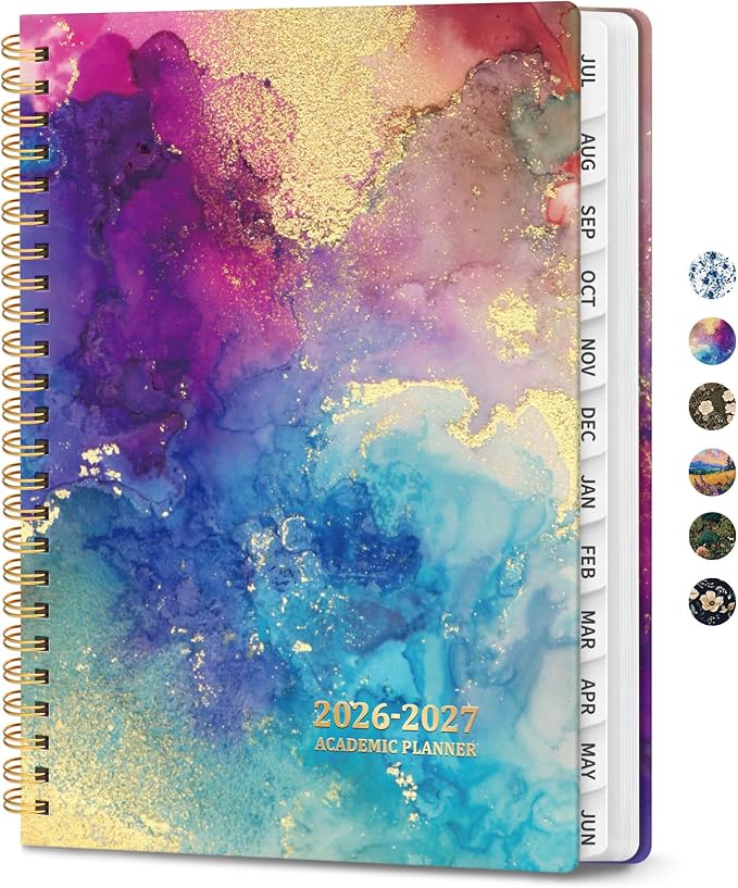 ZOTIA Planner 2026-2027 Jul 2026-Jun 2027 Academic Monthly & Weekly Planner