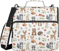 Zipper Binder Bag 3 Ring File Folder Portfolio Organizer Zippered Binder Bags with Strap Fits Laptop Women Men