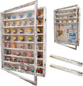 18*24 Large Shadow Box Frame with Removable Shelves,White Shadow Boxes Display Cases for Small collectables，Deep Memory Box Display Case Trinket Shelf for Collection，Coins，Miniatures Figures