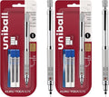 UNI uniball Kuru Toga Elite Mechanical Pencil Starter Kit,0.5mm,HB #2,Silver Barrel,(Pack of 2)