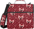 Zipper Binder Bag 3 Ring File Folder Portfolio Organizer Zippered Binder Bags with Strap Fits Laptop Women Men