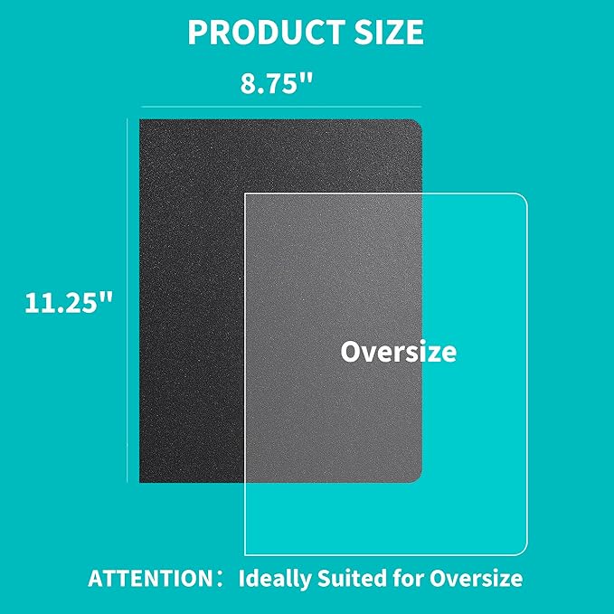 Binditek 20 Mil Binding Covers, 8.5x11 Inches, Semi-Transparent, 50 Pack | 20 Mil Binding Covers, 8.5x11 Inches Letter Size, Lightly Textured Sand Finish, Square Corners, Unpunched